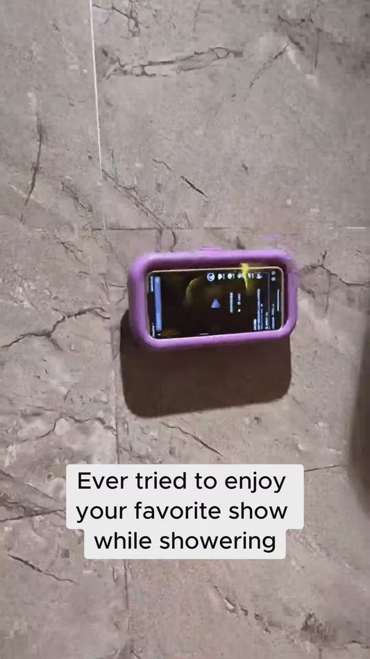 Shower Phone Holder Waterproof Wall Mount Case